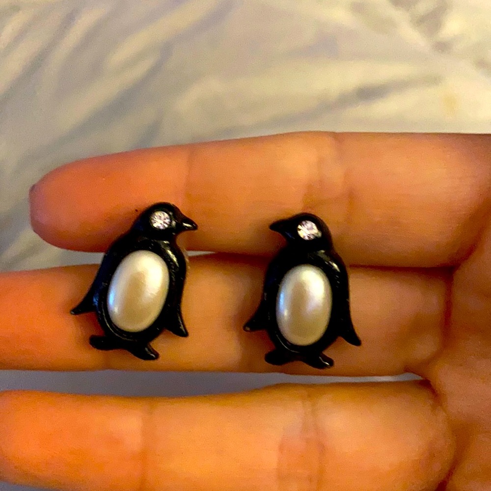 Penguin Earrings